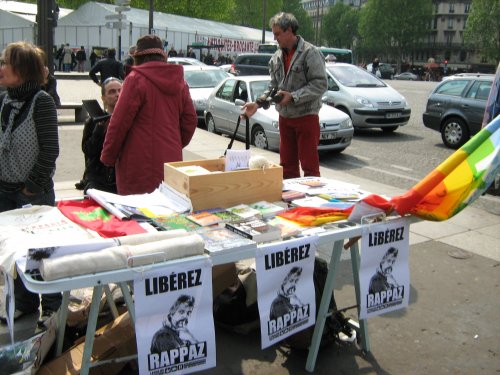 Stand de Cannabis Sans Frontières